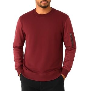 American Rag Men's Burgundy Sweater Sweatshirt Pullover Size  XX Large
